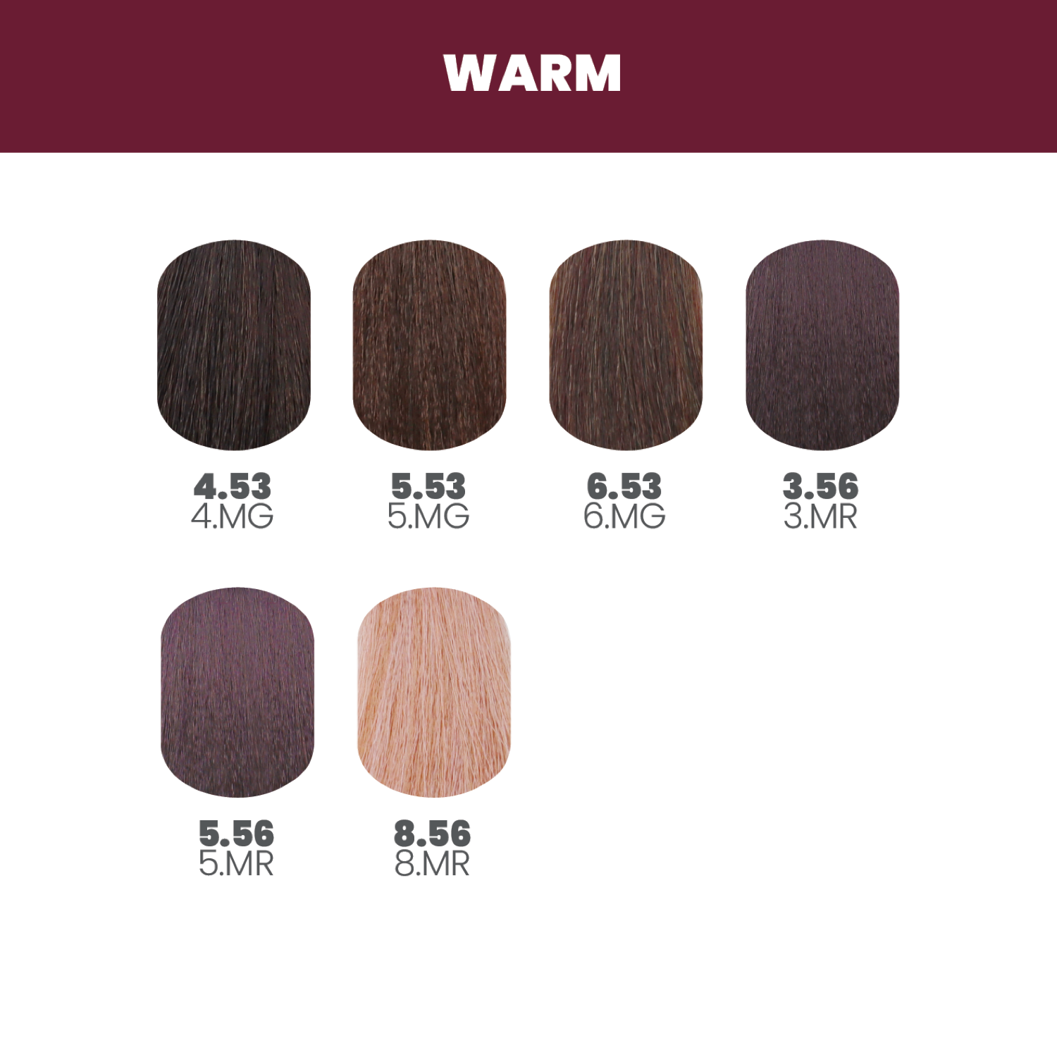 Coloration permanente Warm