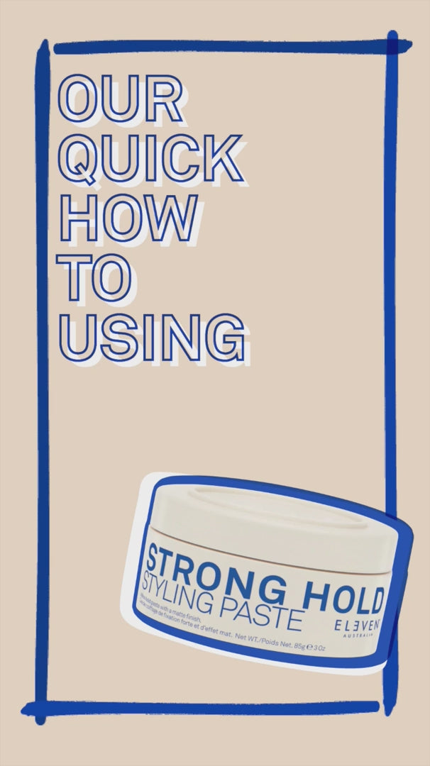 Charger la vidéo : Strong Hold Styling Paste