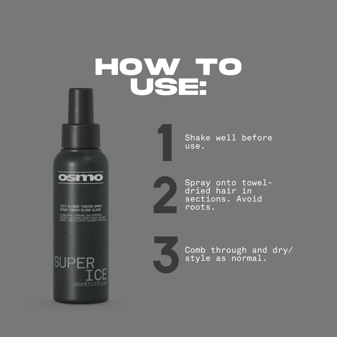 Osmo NEW Super Ice Icey Blonde Toning Spray