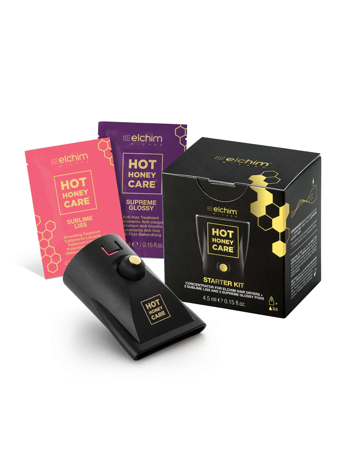 Elchim Hot Honey Care – Starter Kit (Concentrateur + 4 Pods)
