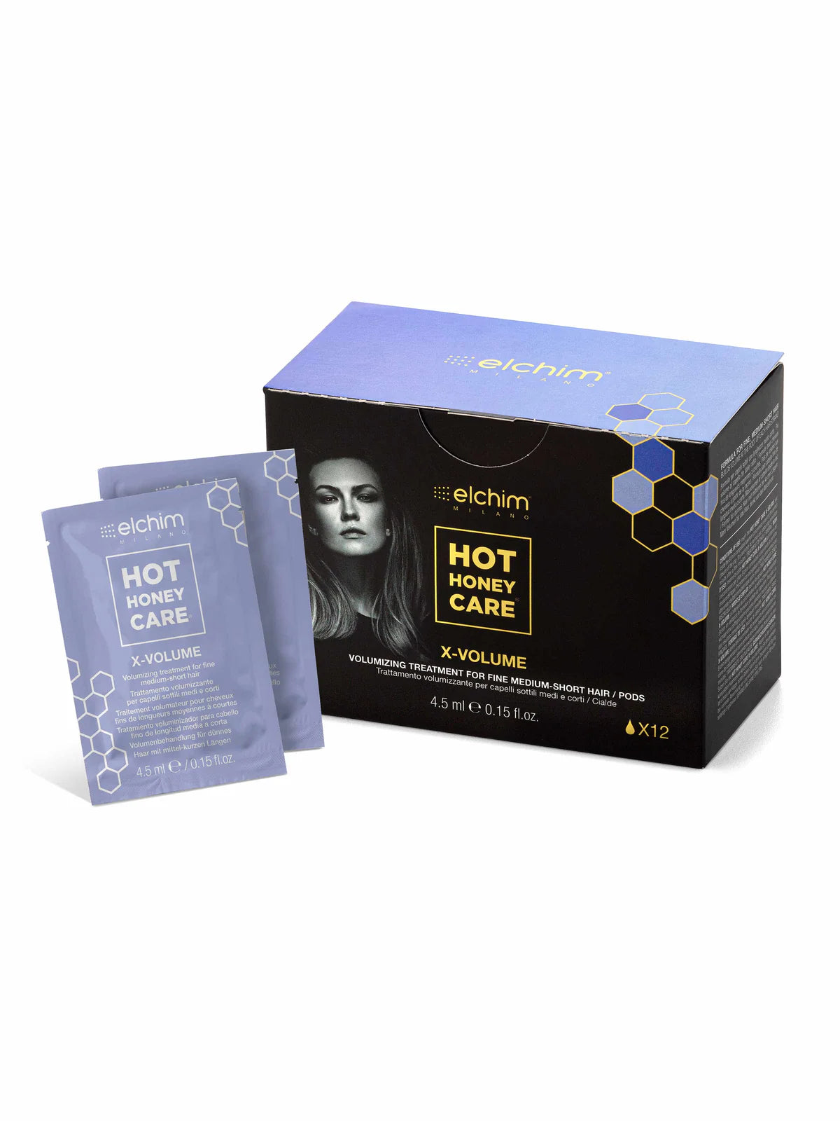 Elchim Hot Honey Care X-Volume – Traitement Volumateur (12 Pods)
