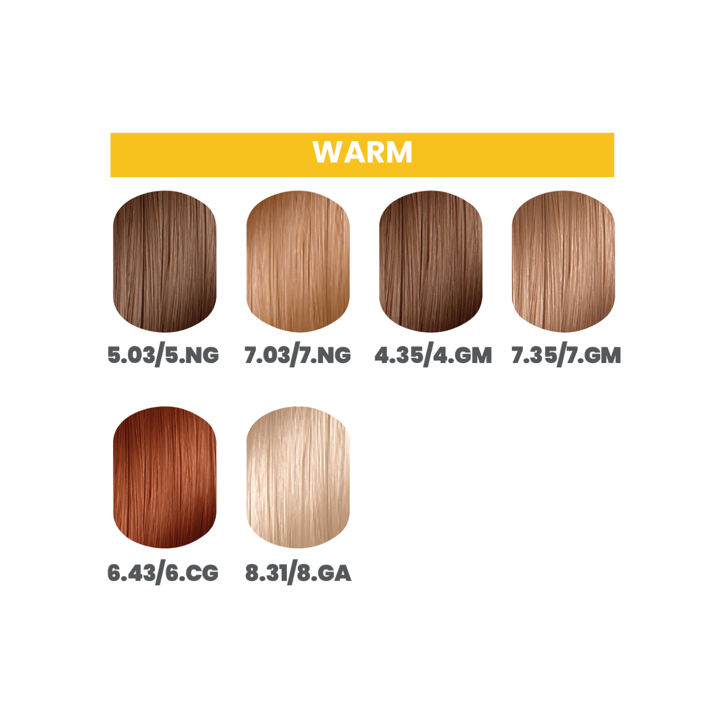Warm Liquid Color semipermanente Haarfarbe