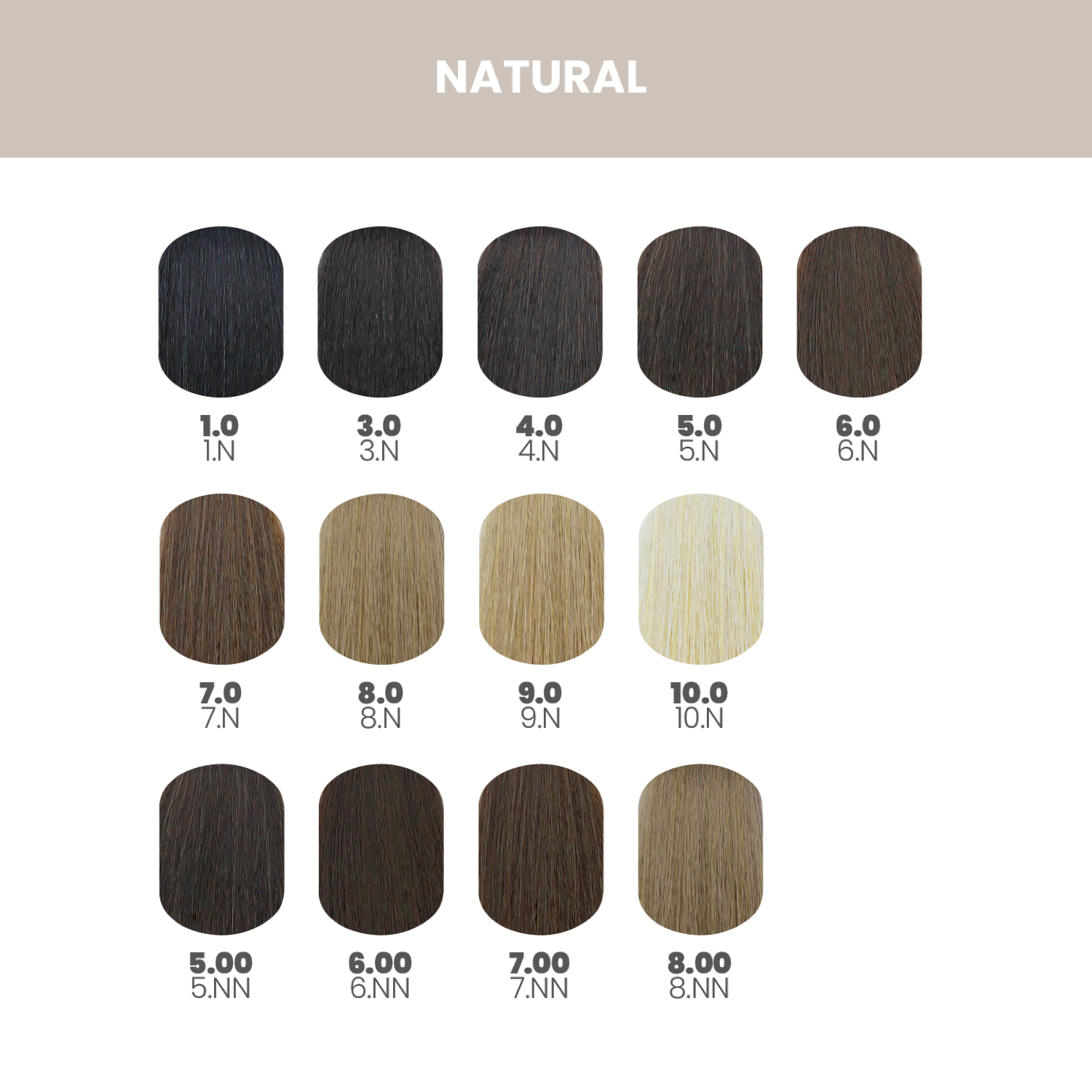 Coloration permanente Natural