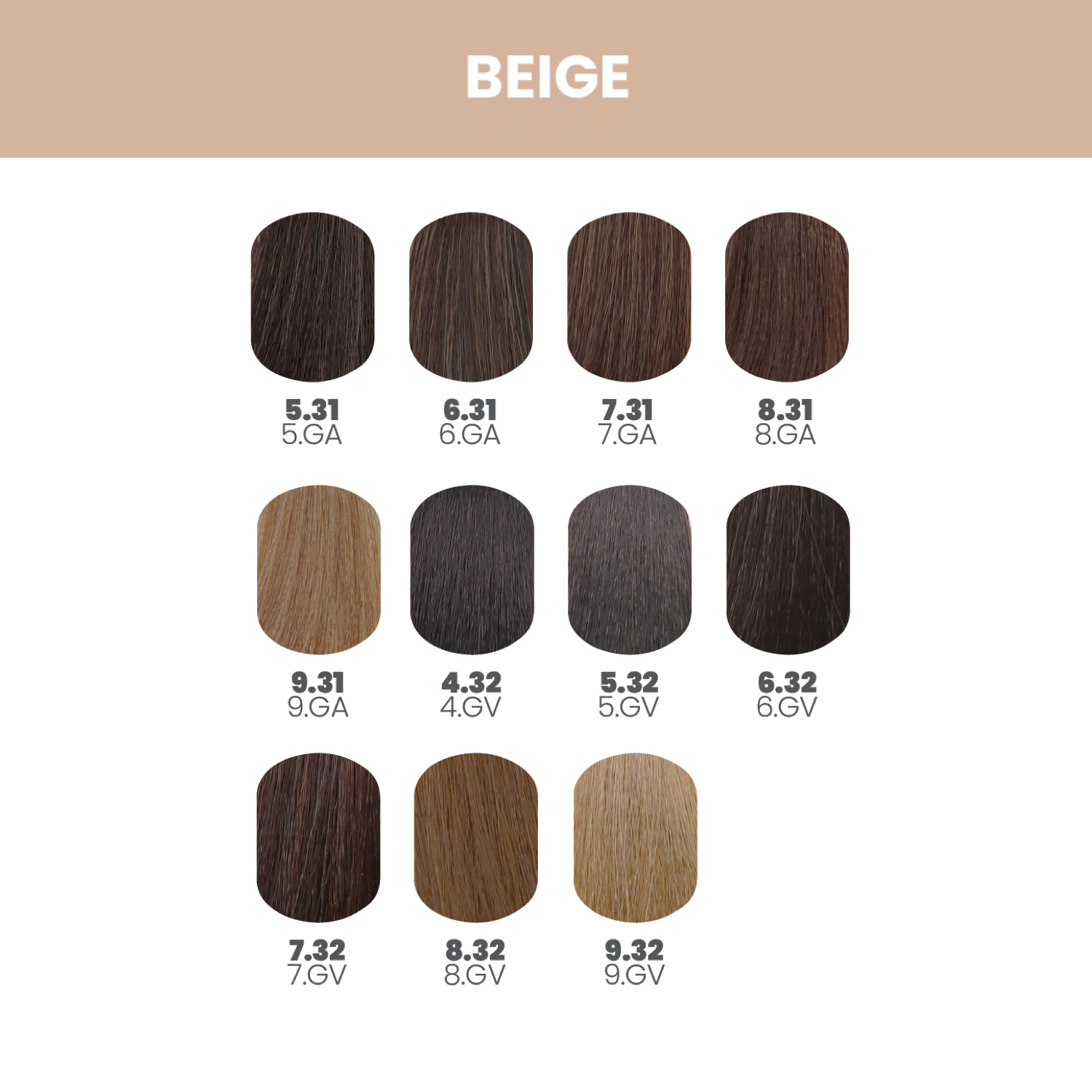 Coloration permanente Beige