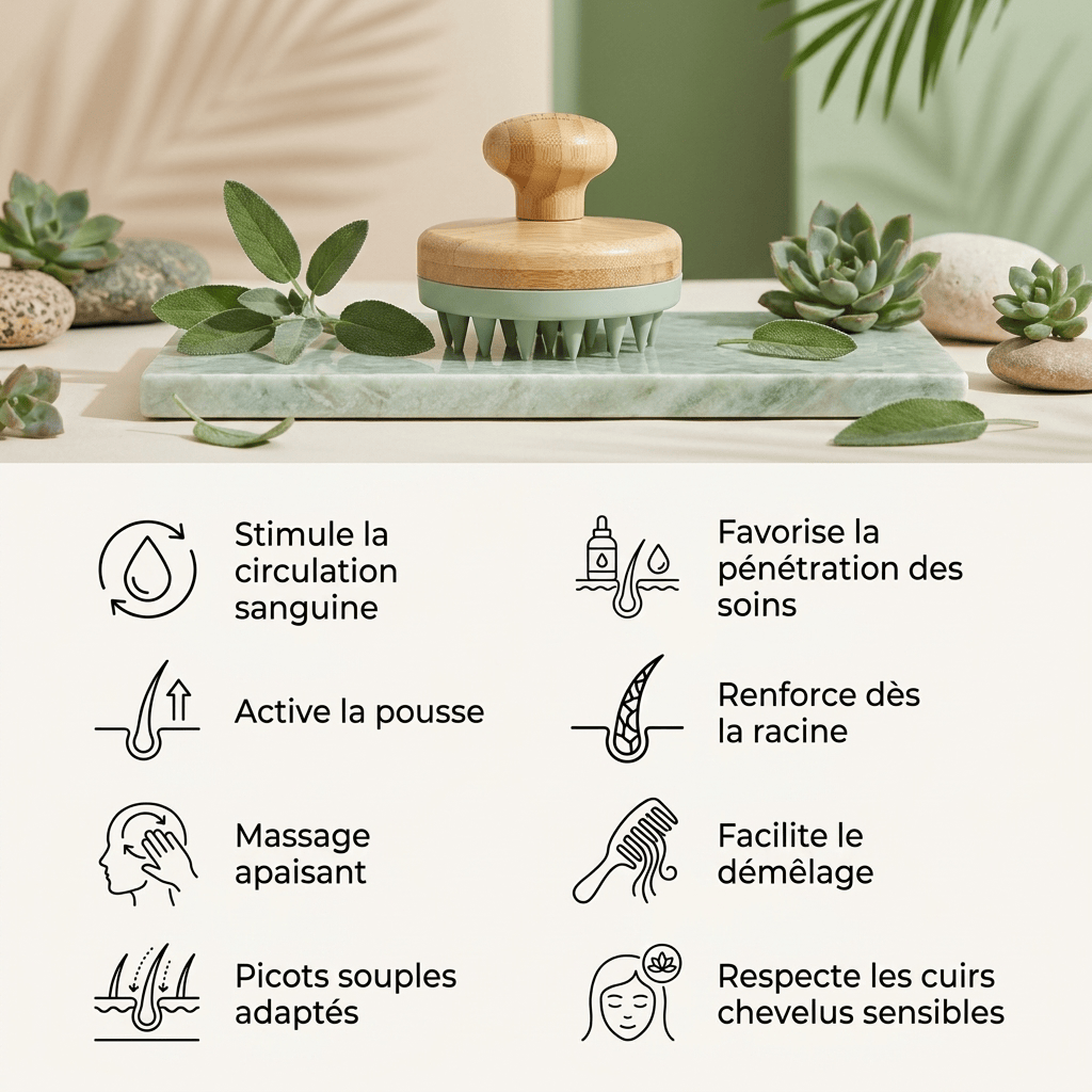 Brosse stimulante & activatrice de pousse – vue 2