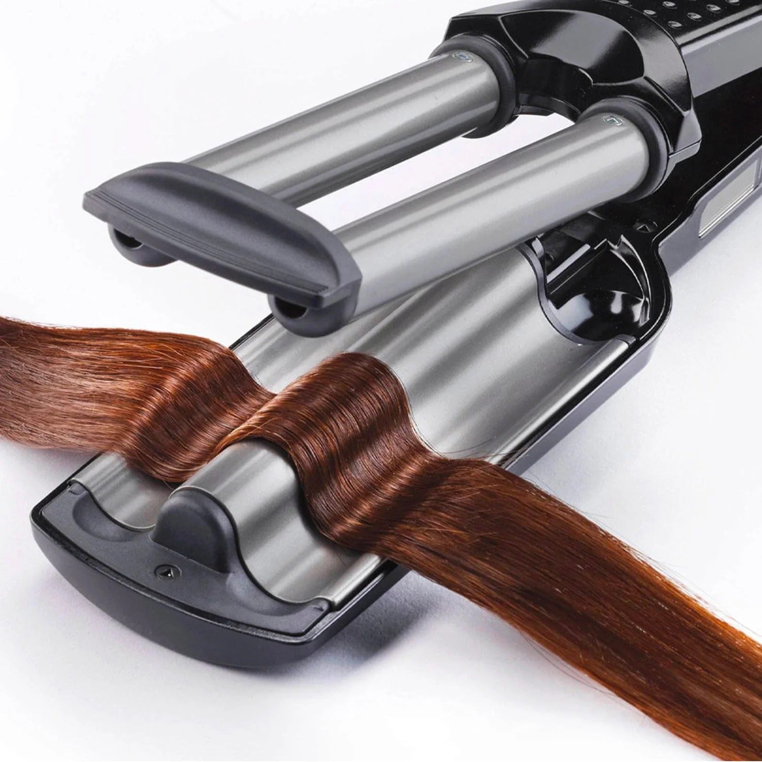 BaBylissPRO 3D Waver – Fer à Onduler Triple Barreau Titanium-Tourmaline